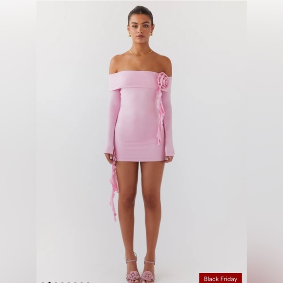 Peppermayo Women’s Cecilia Rose Mini Dress Candy Pink Size US 6 NWT - Picture 2 of 11